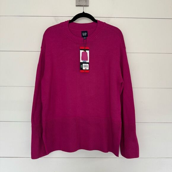 Gap Women’s Medium Pink Sweater 100% Cotton New - Picture 1 of 5